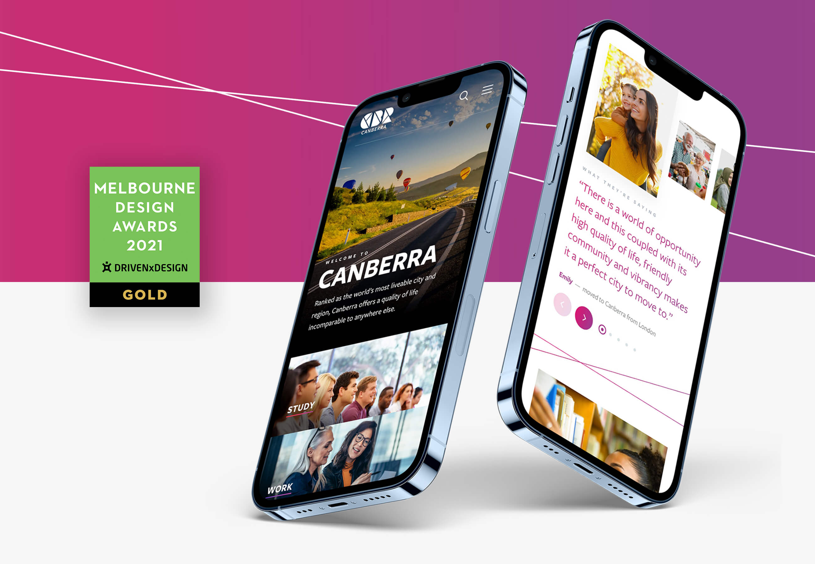 Canberra.com.au Gold Website Award 2021