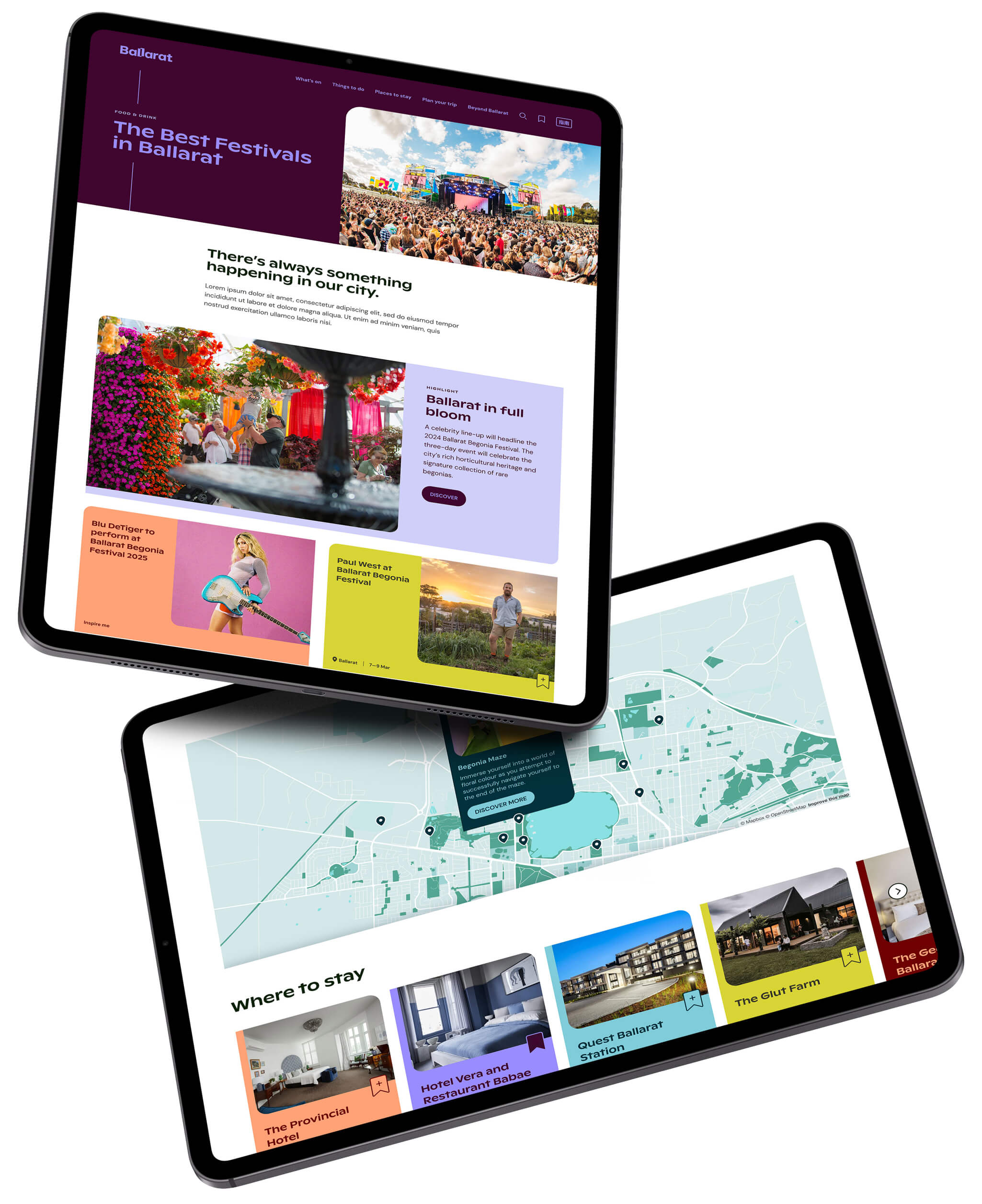 Visit Ballarat 2024-25 'Best in Show: UX' at the AWIA Australian Web Awards