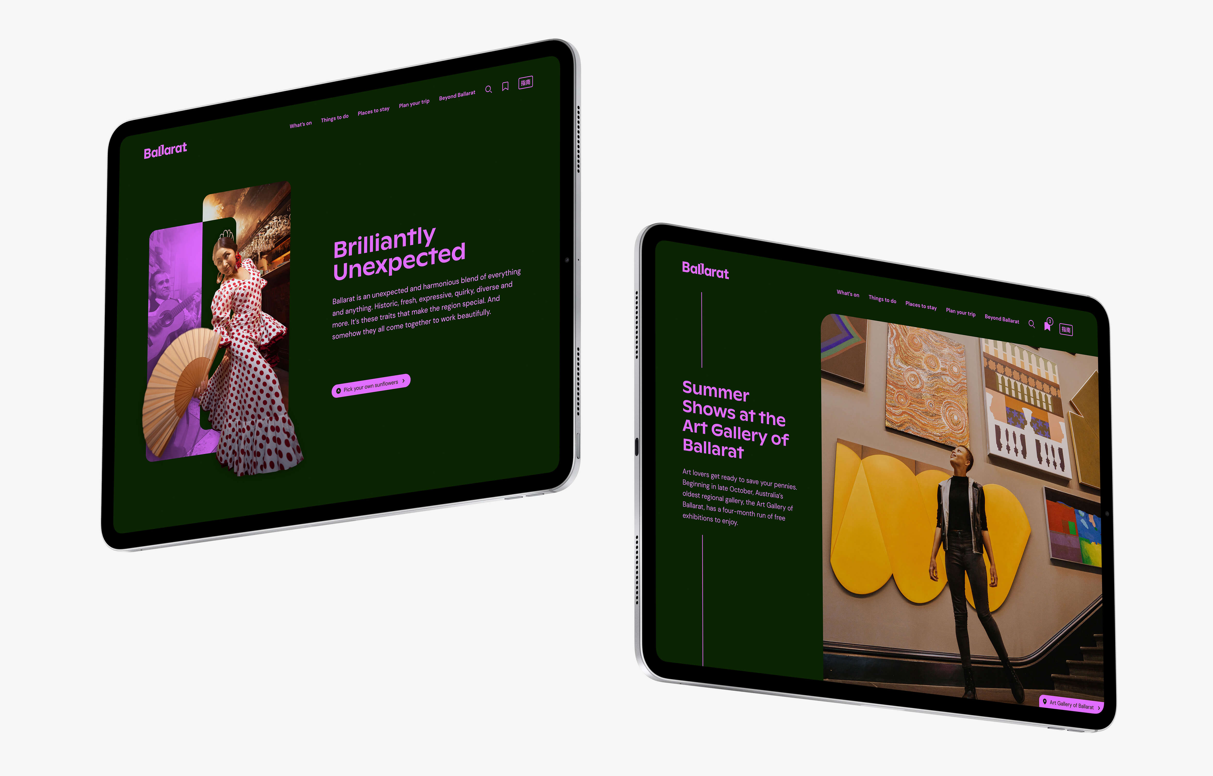 Visit Ballarat 2024-25 Gold at the IDA: International Design Awards