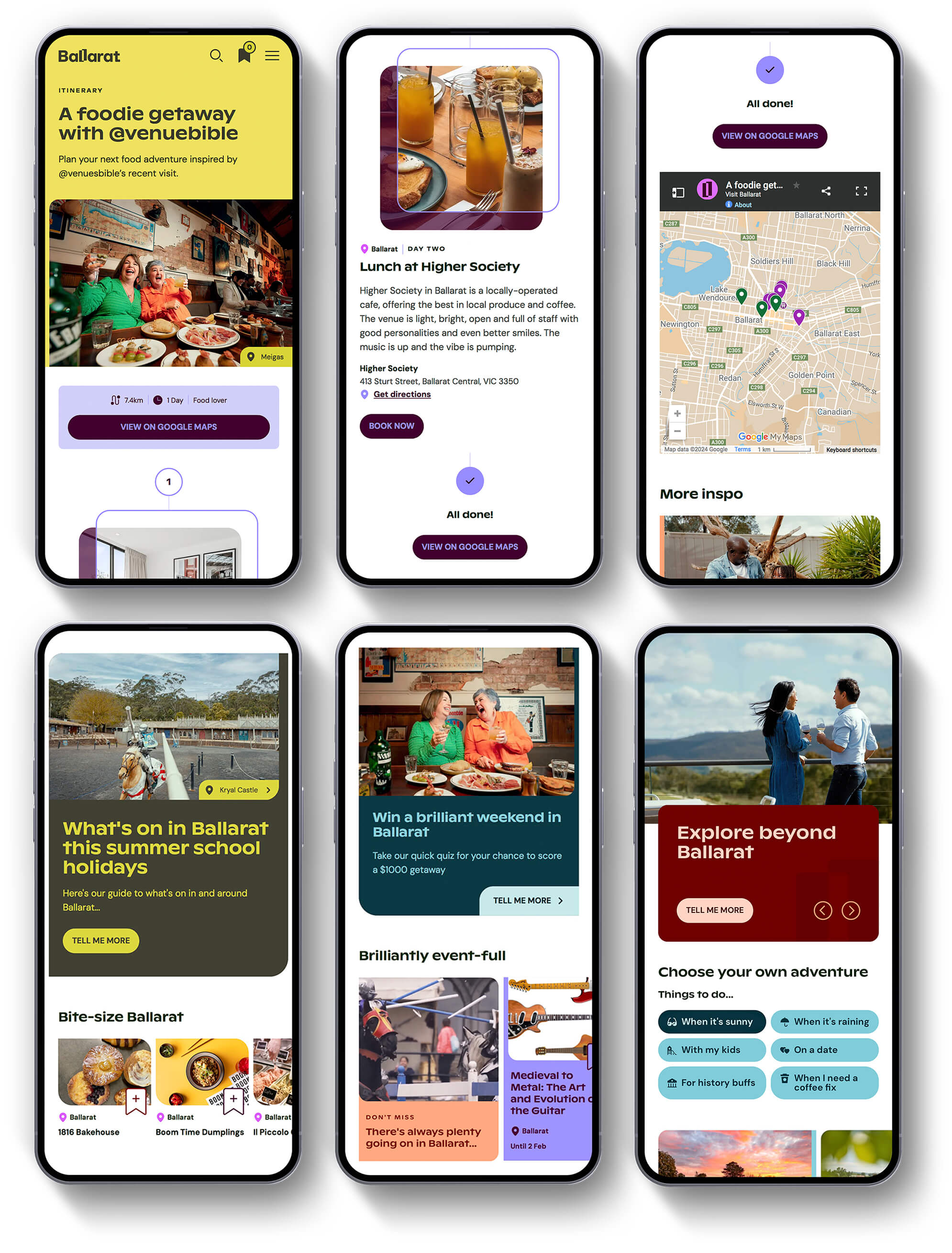 Visit Ballarat 2024-25 mobile images