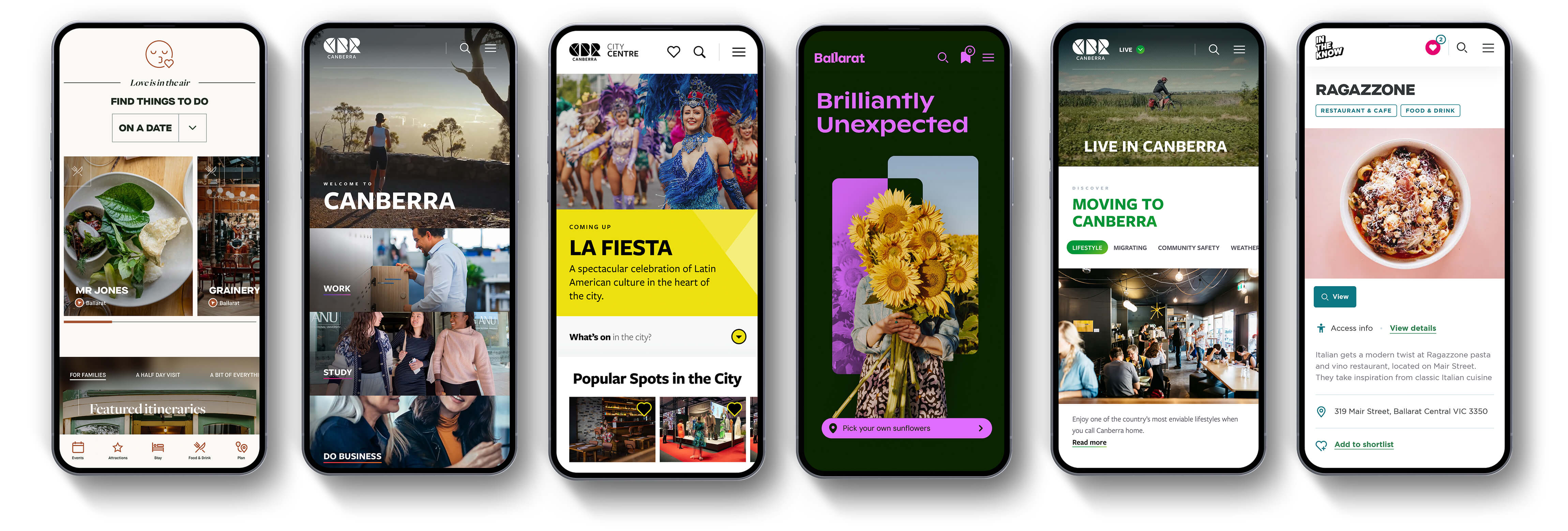 Avenue tourism and regional website designs mobile